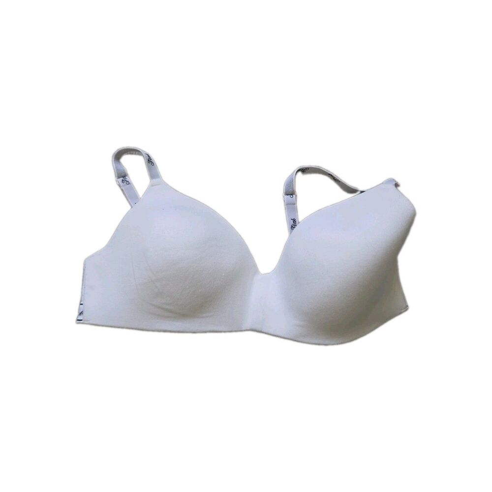 Victoria’s Secret PINK Wear Everywhere Wireless Lightly Lined Bra White 38D EUC